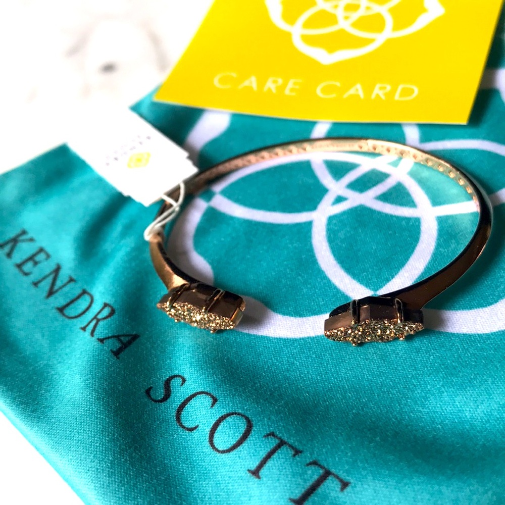 Kendra Scott Bianca Cuff Bracelet with Copper Druzy - Picture 2 of 9